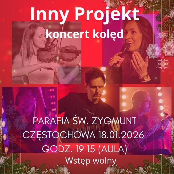 Inny Projekt koncert kolęd 18 stycznia 2026 godzina 19:15